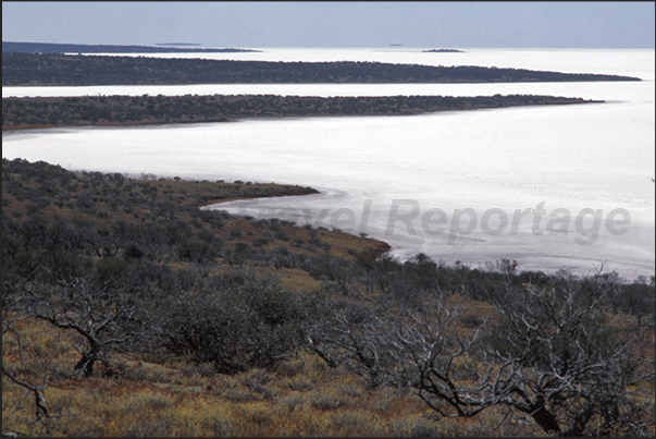 The land of salt. Lake Gairdner The land of salt. Lake Gairdner