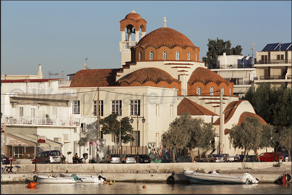 Corinth town. the Cathedral Corinth town. the Cathedral