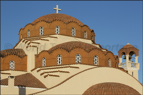 Corinth town. the Cathedral Corinth town. the Cathedral