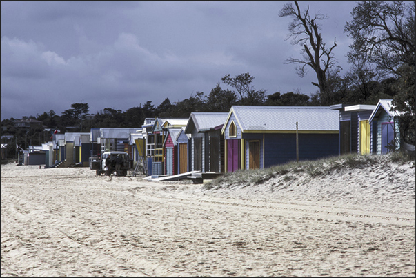 Port Phillip Bay. Sorrento, one of the beaches most frequented by the inhabitants of Melbourne