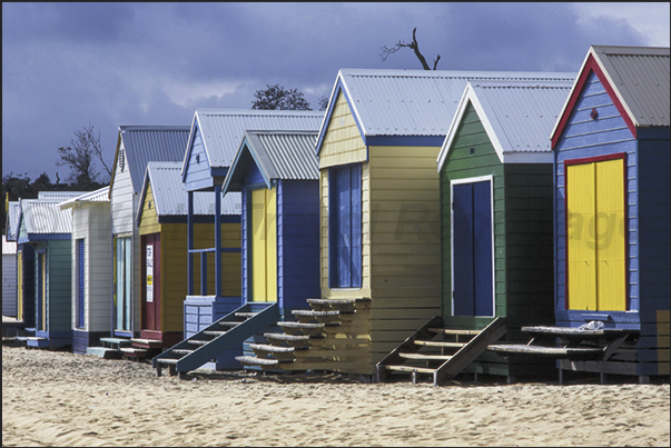 Port Phillip Bay. Sorrento, one of the beaches most frequented by the inhabitants of Melbourne