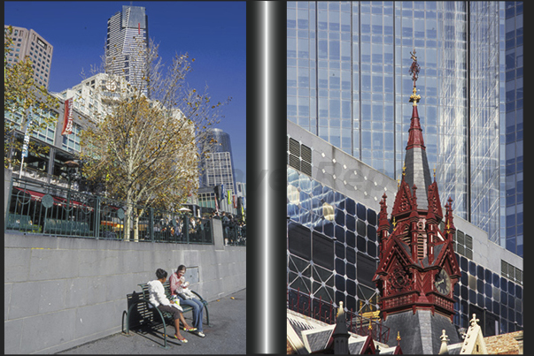 Melbourne. Along the Yarra river