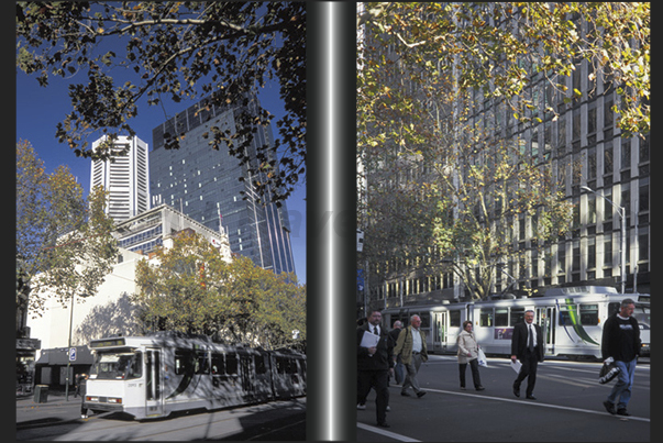 Melbourne. The Central Businnes District Melbourne. The Central Businnes District