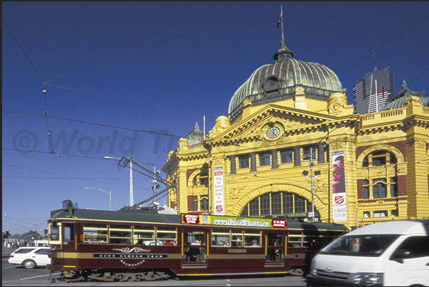Melbourne Central. The historic train station
