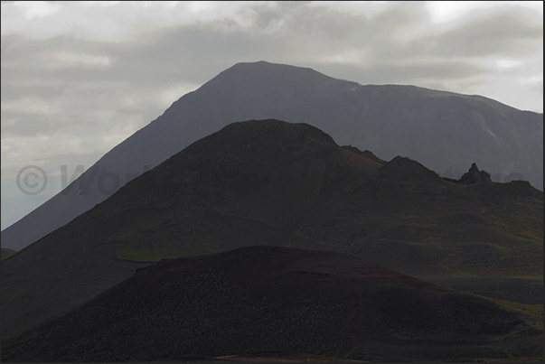 The mountains overlooking the northern coast