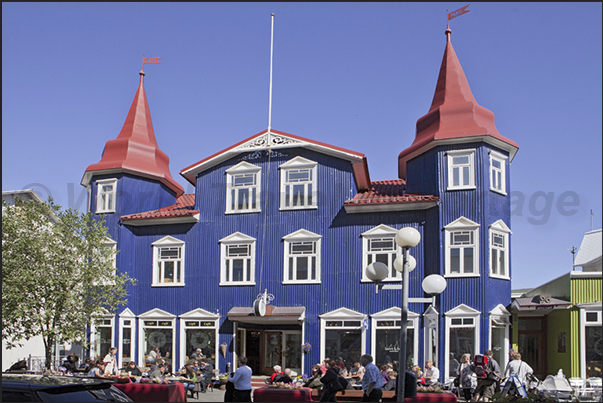 Hotel in the town of Akureyri, located at the end of the fjord of Eyjafjorour, one of the longest of the north coast Hotel in the town of Akureyri, located at the end of the fjord of Eyjafjorour, one of the longest of the north coast