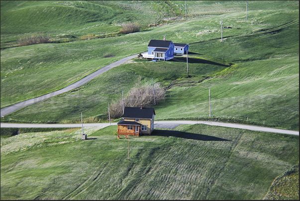 In the archipelago, the light change a lot during the days, also the color of the nature