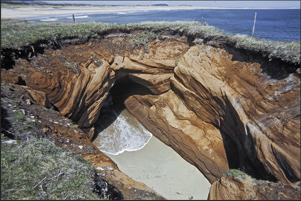 East coast of Grande Entree island, near Cape Old Hardy