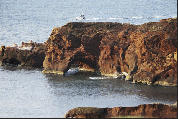 Havre aux Maison Island. The east coast