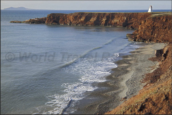Havre aux Maison Island. The east coast Havre aux Maison Island. The east coast