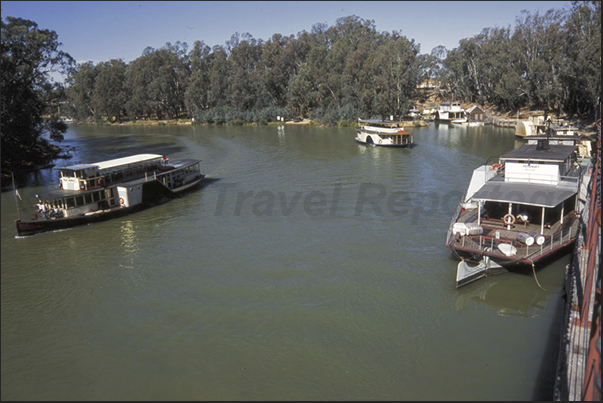 Echuca. Cruise on Murray River Echuca. Cruise on Murray River