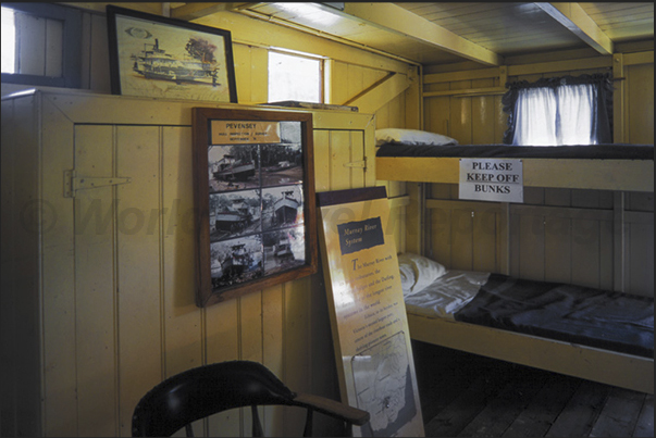 Echuca. Cruise on Murray River. The cabin of the captain Echuca. Cruise on Murray River. The cabin of the captain
