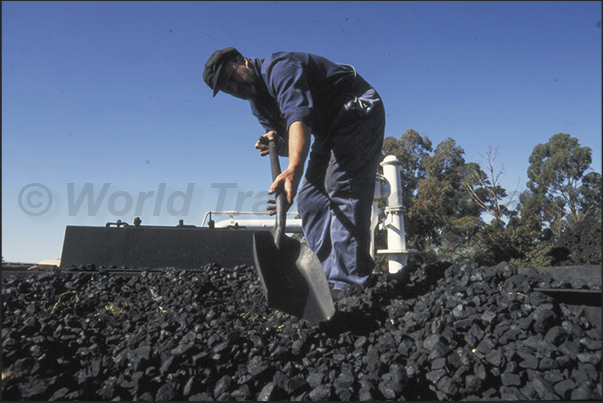 Goldfields Railways. It prepares the coal before leaving Goldfields Railways. It prepares the coal before leaving