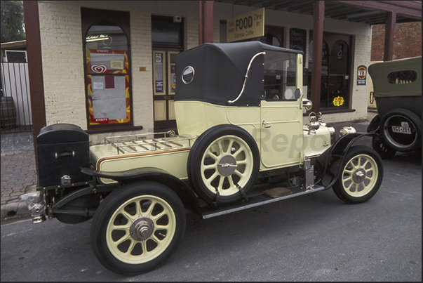Rally of classic cars in Wangaratta town. Talbot 1912 Rally of classic cars in Wangaratta town. Talbot 1912
