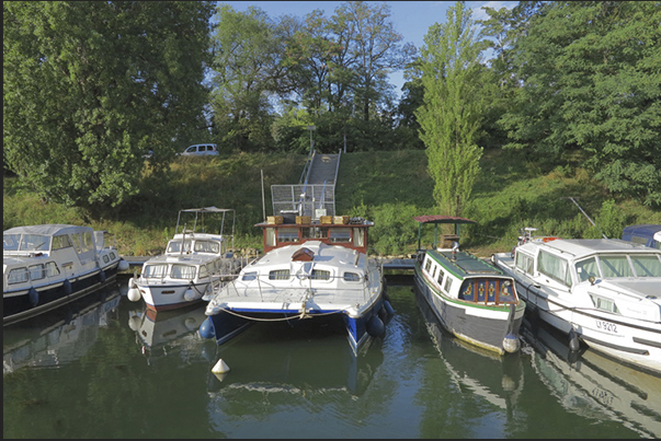 Old river port of Besançon