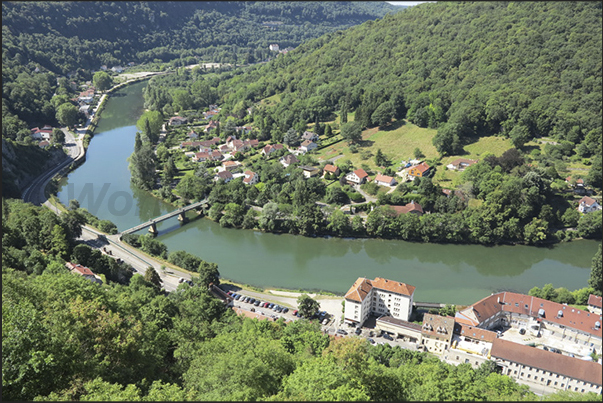 The Doubs River seen from the citadel of Besançon The Doubs River seen from the citadel of Besançon