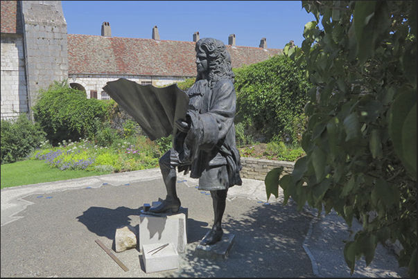 The statue of Vauban (1633-1707) in Besançon, the famous engineer and designer of the most important citadels in France The statue of Vauban (1633-1707) in Besançon, the famous engineer and designer of the most important citadels in France