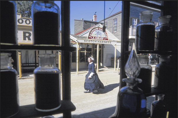 The main street of Sovereign Hill, near Ballarat