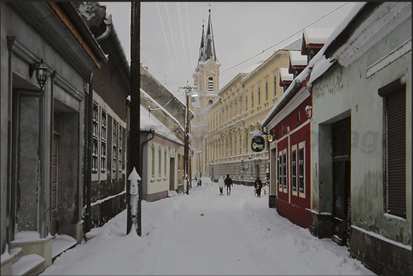 Esztergorm. The streets of the historic capital (from the tenth to the thirteenth century) of Hungary Esztergorm. The streets of the historic capital (from the tenth to the thirteenth century) of Hungary