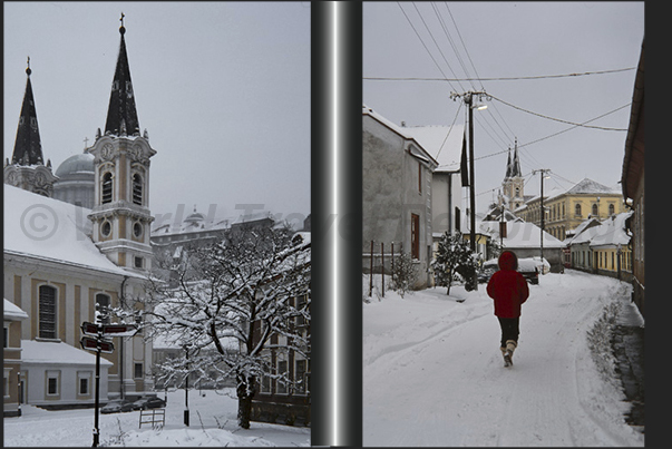 Esztergorm. The streets of the historic capital (from the tenth to the thirteenth century) of Hungary