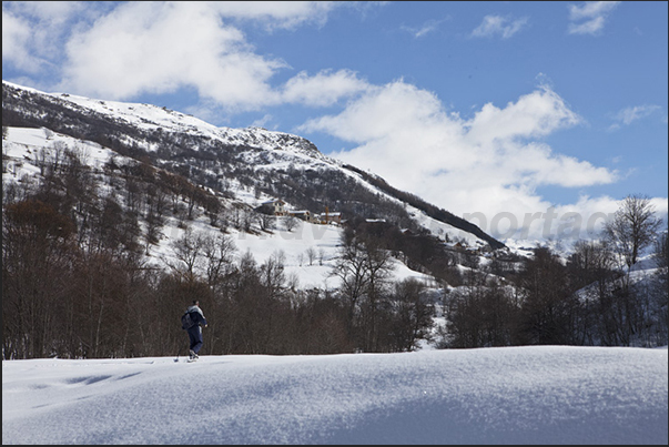 The village of Praranger (above), a small village of shepherds and cattle breeders overlook the valley