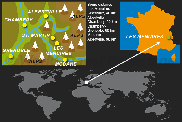 Where is Les menuires Where is Les menuires
