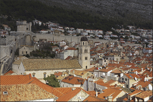 Dubrovnik (Ragusa). The historic medieval town Dubrovnik (Ragusa). The historic medieval town
