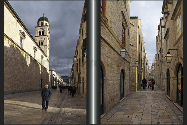 Dubrovnik. The main roads