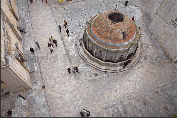 Dubrovnik. The Renaissance fountain of Onofrio (seventeenth century)