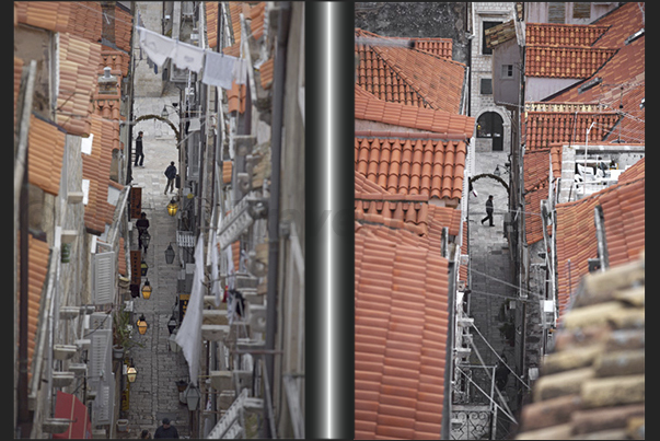 Dubrovnik. The alleys of the medieval town