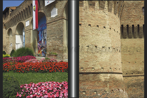 The castle of Forlimpopoli location of the didjeridoo Festival