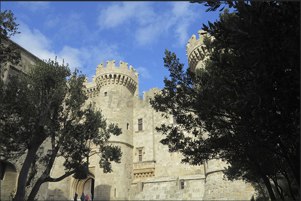 Grand Master Palace, one of the most beautiful buildings in the medieval town