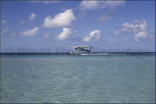 The seaplane, is the fastest way to reach Eleuthera from the nearby island of Nassau The seaplane, is the fastest way to reach Eleuthera from the nearby island of Nassau
