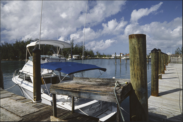 The marina in Cape Eleuthera