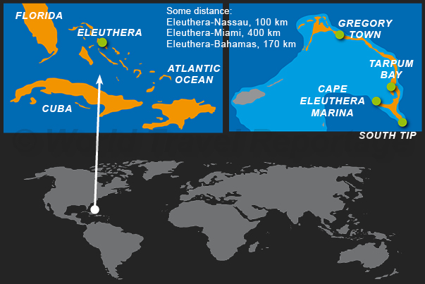 Where is Eleuthera Island Where is Eleuthera Island