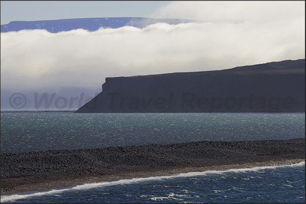 The high mountains of the Gulf of Skagafjordur The high mountains of the Gulf of Skagafjordur