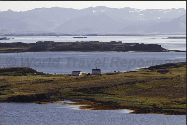 Skardssrond Peninsula and the Hvammsfjordur Fjord Skardssrond Peninsula and the Hvammsfjordur Fjord