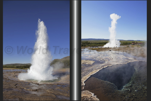 Selfoss, the Park of Geyser Selfoss, the Park of Geyser