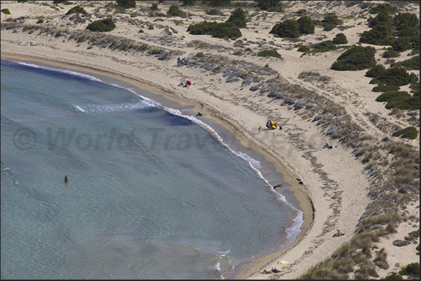 The beach of Voidhokilia Bay The beach of Voidhokilia Bay