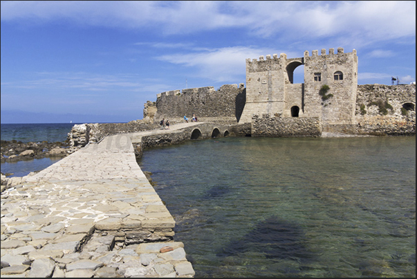 Ancient fortress of Methoni. The castle Ancient fortress of Methoni. The castle