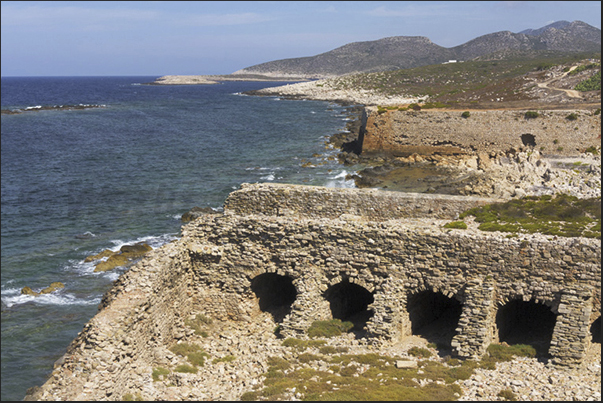 Ancient fortress of Methoni. The castle Ancient fortress of Methoni. The castle