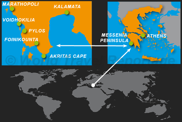 The journey along the Messenia Peninsula The journey along the Messenia Peninsula