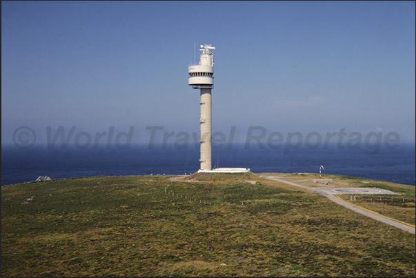The radar tower that controls the traffic of over 50000 ships entering and leaving each year from the English Channel