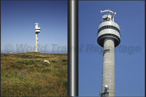 The radar tower that controls the traffic of over 50000 ships entering and leaving each year from the English Channel