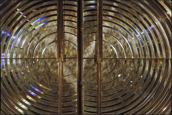 Large crystal prisms seem artwork and not simple lenses of lighthouses Large crystal prisms seem artwork and not simple lenses of lighthouses