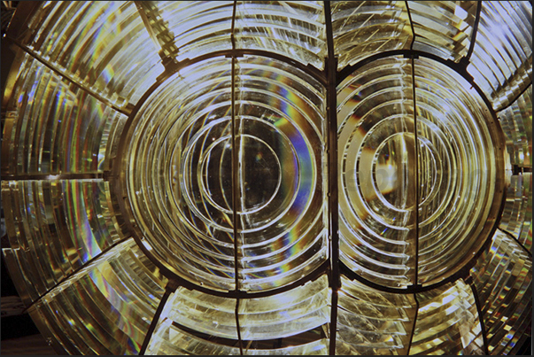 Large crystal prisms seem artwork and not simple lenses of lighthouses Large crystal prisms seem artwork and not simple lenses of lighthouses