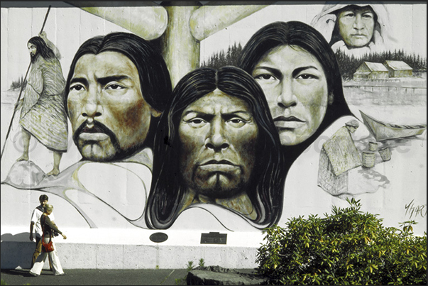 The Cowichan people, inhabited the island hundreds of years before the arrival of white settlers The Cowichan people, inhabited the island hundreds of years before the arrival of white settlers