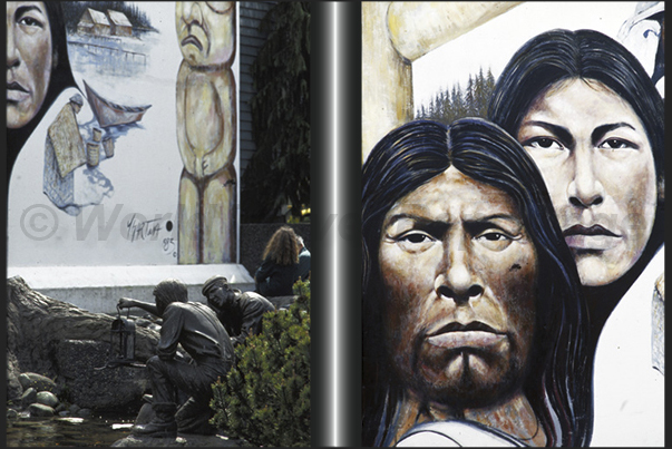 The Cowichan people, inhabited the island hundreds of years before the arrival of white settlers The Cowichan people, inhabited the island hundreds of years before the arrival of white settlers