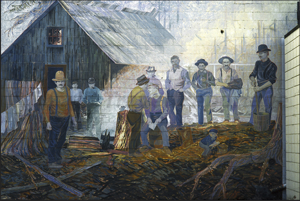 1902, sunday in a field of gold and copper miners 1902, sunday in a field of gold and copper miners