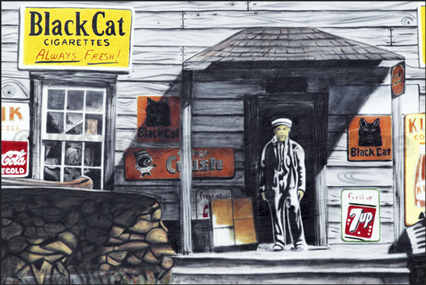 Hong Hing store, (1915). Began as a laundry, later groceries and second-hand goods after, bootlegging and a gambling house Hong Hing store, (1915). Began as a laundry, later groceries and second-hand goods after, bootlegging and a gambling house